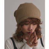 ライトブラウン | ルーズフィットニットビーニー | ad thie