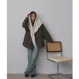 トライアングルニットストール | ad thie | 詳細画像2 