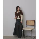 トライアングルニットストール | ad thie | 詳細画像25 