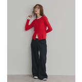 【2026SS新作】コンパクトリブニットカーディガン | ad thie | 詳細画像13 