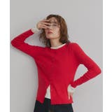 【2026SS新作】コンパクトリブニットカーディガン | ad thie | 詳細画像14 