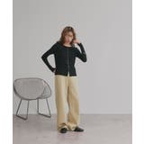 【2026SS新作】コンパクトリブニットカーディガン | ad thie | 詳細画像2 