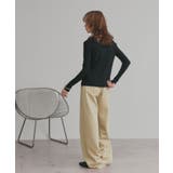 【2026SS新作】コンパクトリブニットカーディガン | ad thie | 詳細画像3 