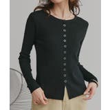 【2026SS新作】コンパクトリブニットカーディガン | ad thie | 詳細画像4 