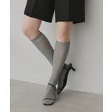 【2026SS新作】ベーシックシアーリブハイソックス | ad thie | 詳細画像13 