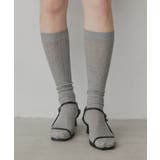 【2026SS新作】ベーシックシアーリブハイソックス | ad thie | 詳細画像14 