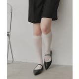 【2026SS新作】ベーシックシアーリブハイソックス | ad thie | 詳細画像2 