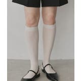 【2026SS新作】ベーシックシアーリブハイソックス | ad thie | 詳細画像9 