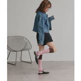 【2026SS新作】バイカラードットクルーソックス | ad thie | 詳細画像12 