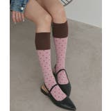 【2026SS新作】バイカラードットクルーソックス | ad thie | 詳細画像14 