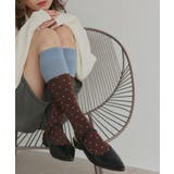 【2026SS新作】バイカラードットクルーソックス | ad thie | 詳細画像17 