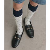 【2026SS新作】バイカラードットクルーソックス | ad thie | 詳細画像2 