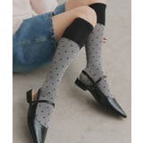 【2026SS新作】バイカラードットクルーソックス | ad thie | 詳細画像7 