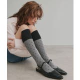 【2026SS新作】バイカラードットクルーソックス | ad thie | 詳細画像9 