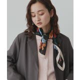 【2026SS新作】シルクタッチ花柄大判スカーフ | ad thie | 詳細画像16 