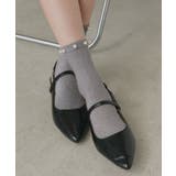 【2026SS新作】パールラメクルーソックス | ad thie | 詳細画像11 