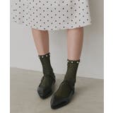 【2026SS新作】パールラメクルーソックス | ad thie | 詳細画像7 