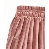 ミモレ丈ベロアプリーツスカート | ad thie | 詳細画像28 