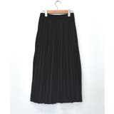 ミモレ丈ベロアプリーツスカート | ad thie | 詳細画像37 