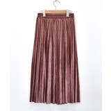 ミモレ丈ベロアプリーツスカート | ad thie | 詳細画像38 