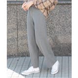 6色カラバリ豊富!ベースカラーウエストゴムニットパンツ | ad thie | 詳細画像17