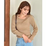 スクエアーニット リブニット トップス | ad thie | 詳細画像6 