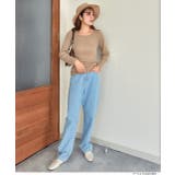 スクエアーニット リブニット トップス | ad thie | 詳細画像7 