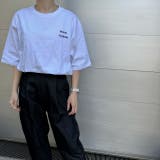 サンセットバックプリントTシャツ トレンド ビックサイズ | feu | 詳細画像18