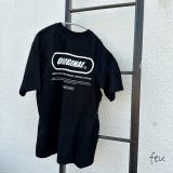 ブラック | バックプリントロゴビックTシャツ バックプリント ビックサイズ | feu
