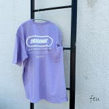 パープル | バックプリントロゴビックTシャツ バックプリント ビックサイズ | feu