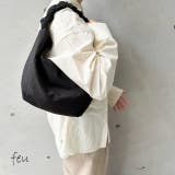 ギャザーショルダーバッグ 軽量 手洗い可能 | feu | 詳細画像1
