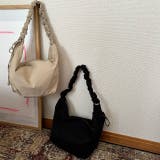 ギャザーショルダーバッグ 軽量 手洗い可能 | feu | 詳細画像16
