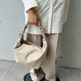 ギャザーショルダーバッグ 軽量 手洗い可能 | feu | 詳細画像3