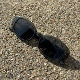 カーキ×スモークレンズ | キャットサングラス UV400 UVカットレンズ | feu