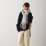 ボリュームマフラー 無地 厚手 | feu | 詳細画像13