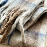 ボリュームチェックマフラー 厚手 暖かい | feu | 詳細画像8 