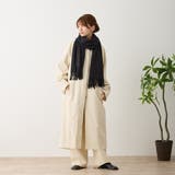 シンプル無地ストールマフラー 幅広い 中厚手 | feu | 詳細画像11