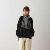 シンプル無地ストールマフラー 幅広い 中厚手 | feu | 詳細画像14