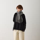 シンプル無地ストールマフラー 幅広い 中厚手 | feu | 詳細画像15