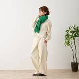 シンプル無地ストールマフラー 幅広い 中厚手 | feu | 詳細画像17