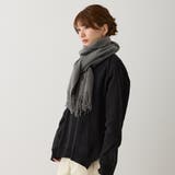 シンプル無地ストールマフラー 幅広い 中厚手 | feu | 詳細画像2