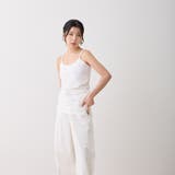カップ付きキャミソール ブラトップ 着丈長い | feu | 詳細画像14 