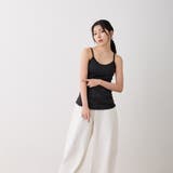 カップ付きキャミソール ブラトップ 着丈長い | feu | 詳細画像19 