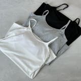 カップ付きキャミソール ブラトップ 着丈長い | feu | 詳細画像23 