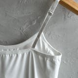 カップ付きキャミソール ブラトップ 着丈長い | feu | 詳細画像8 