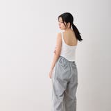 カップ付きタンクトップ キャミソール 見せブラ | feu | 詳細画像15