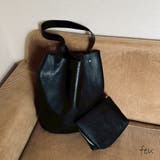 ブラック | ポーチ付きショルダーバッグ 通勤 軽量 | feu