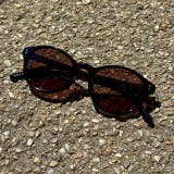 マーブルブラウン×ブラウンレンズ | 調光サングラス UVカット99% 室内屋外可能 | feu