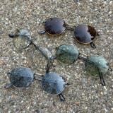 メタルフレームサングラス 99％UVカット ボストン型 | feu | 詳細画像11 