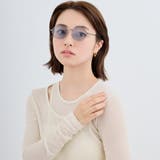 メタルフレームサングラス 99％UVカット ボストン型 | feu | 詳細画像16 